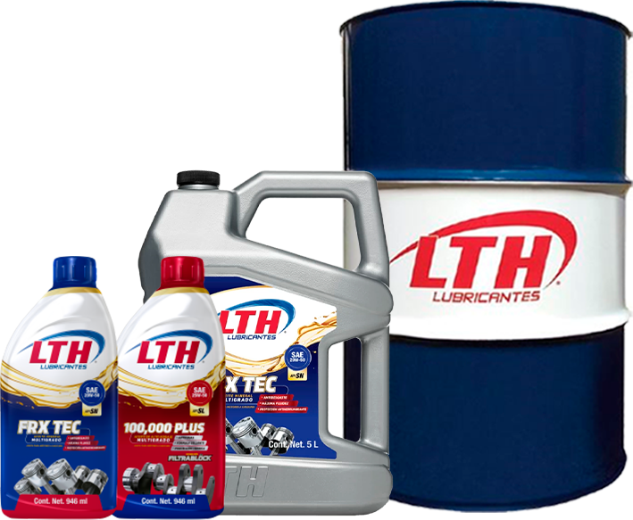Aceite LTH FRX TEC para motor a gasolina, extrema protección y limpieza del motor