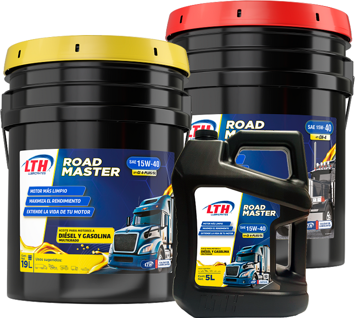 Aceite multigrado LTH Road Master 15W40 para motores a diésel